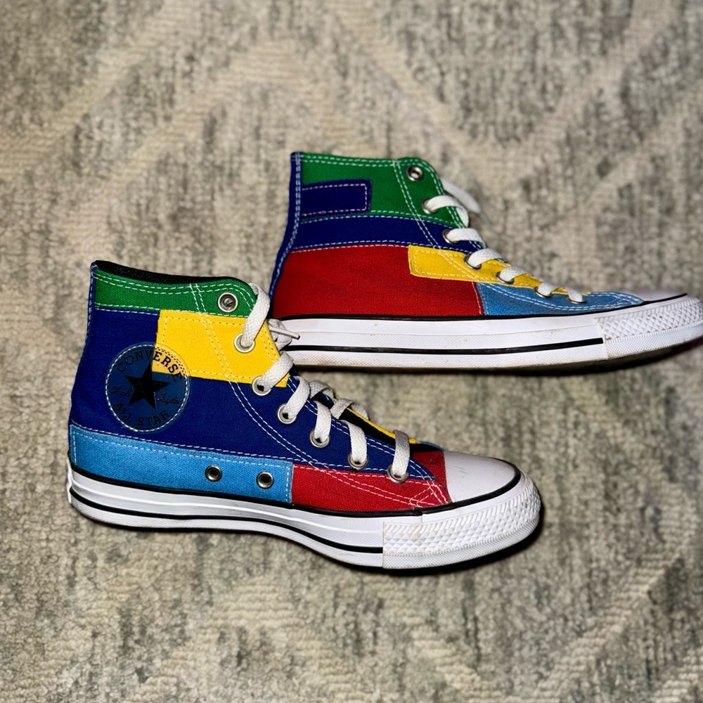 Converse Multicolor High-Top Sneakers